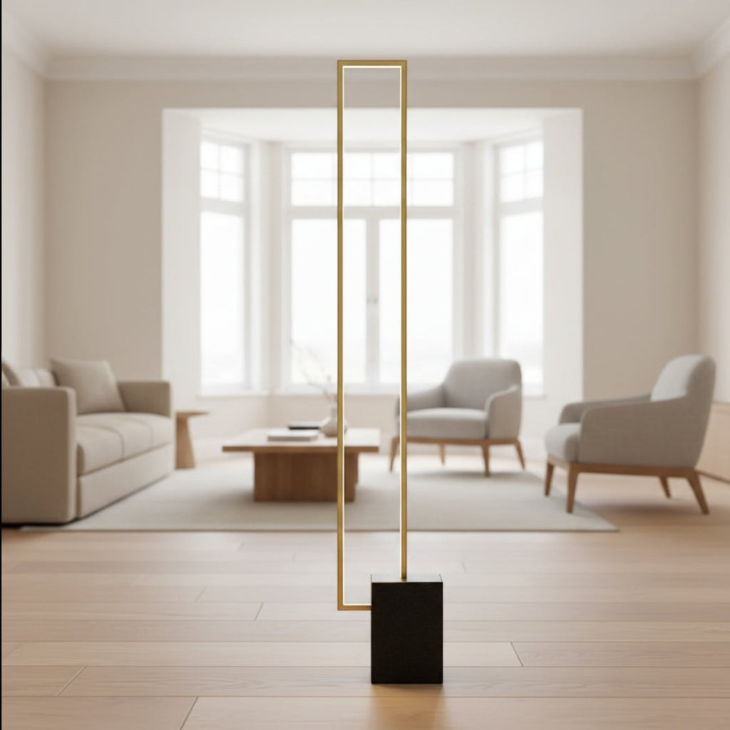 Stehlampe Rechteckig
