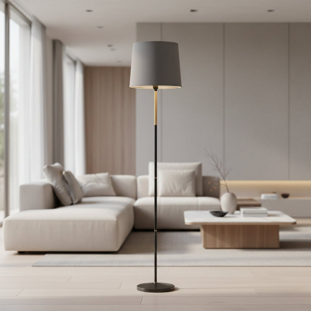 Stehlampe Stoff