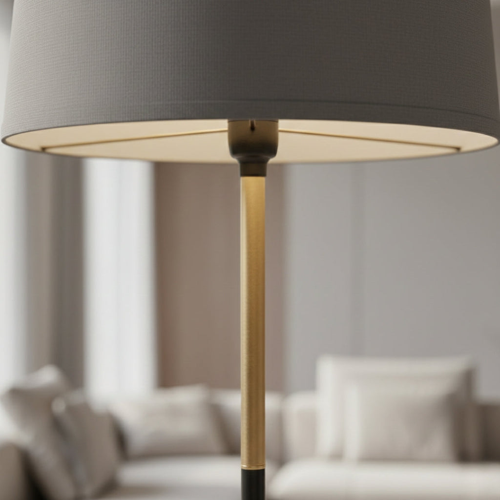 Stehlampe Stoff