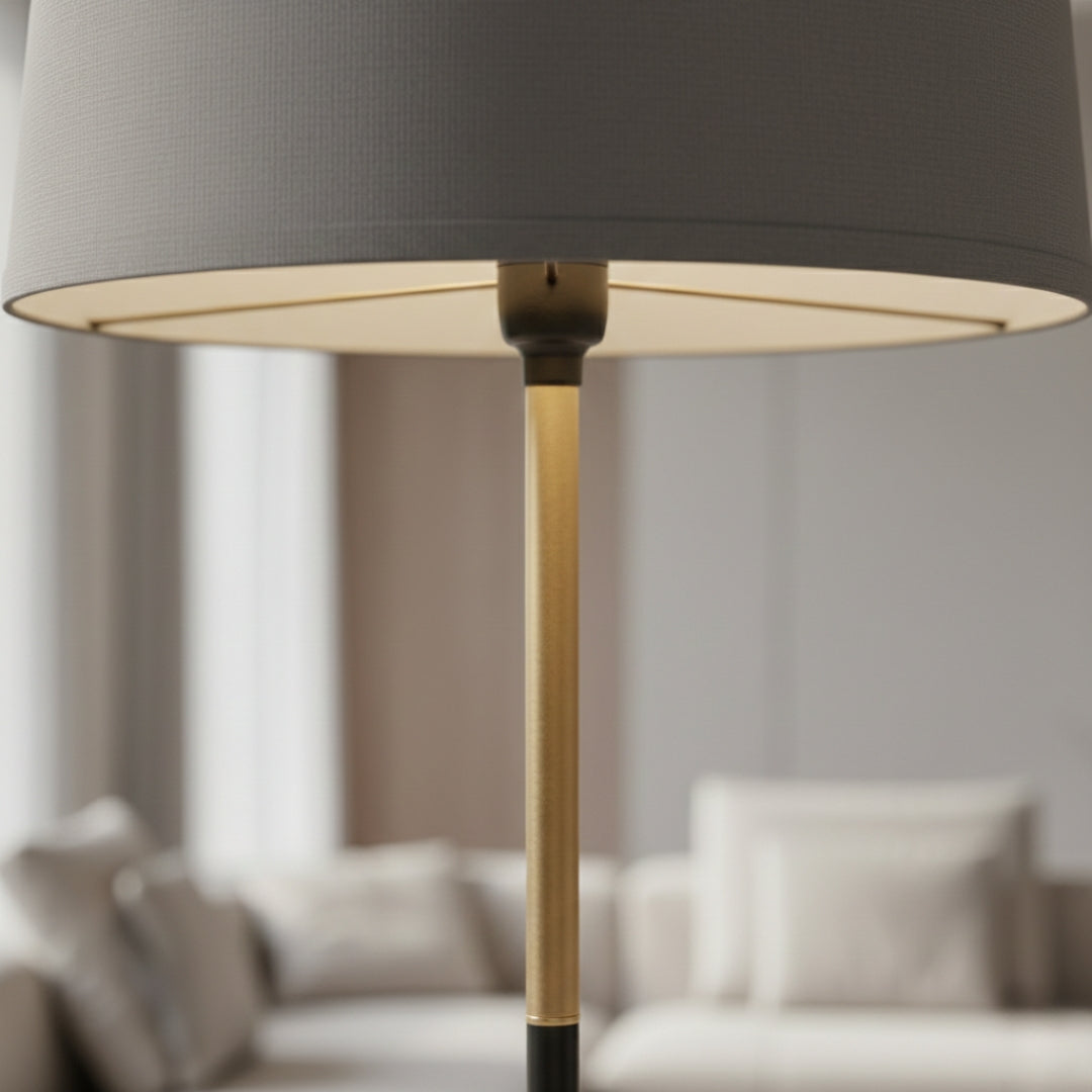 Stehlampe Stoff