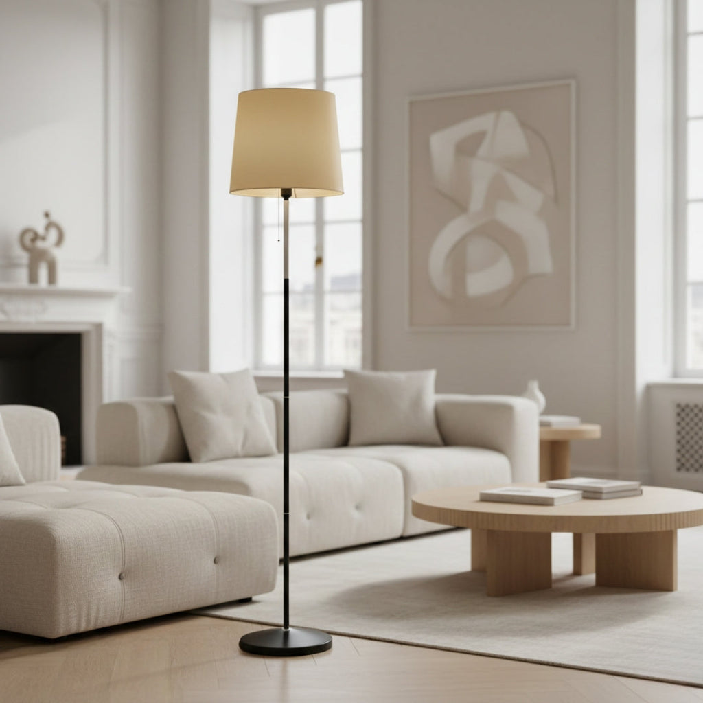 Stehlampe Stoff