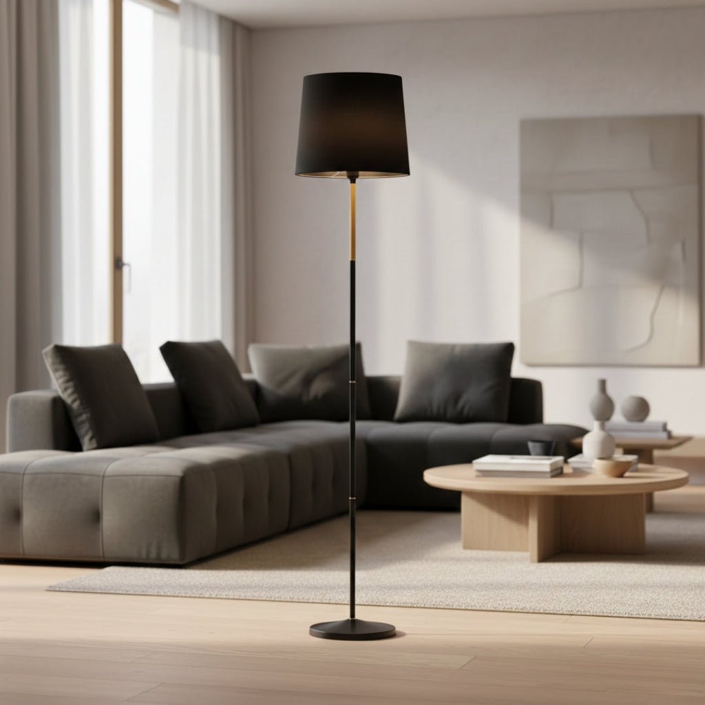 Stehlampe Stoff