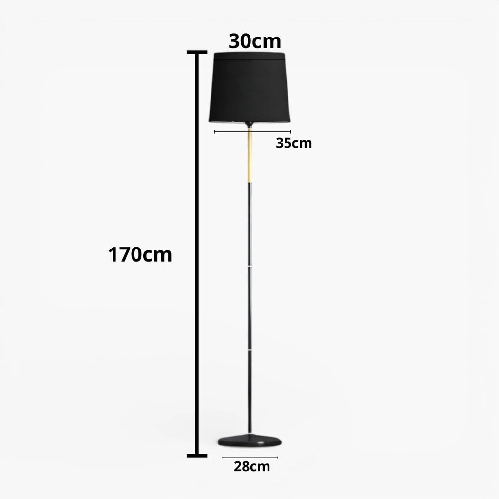 Stehlampe Stoff
