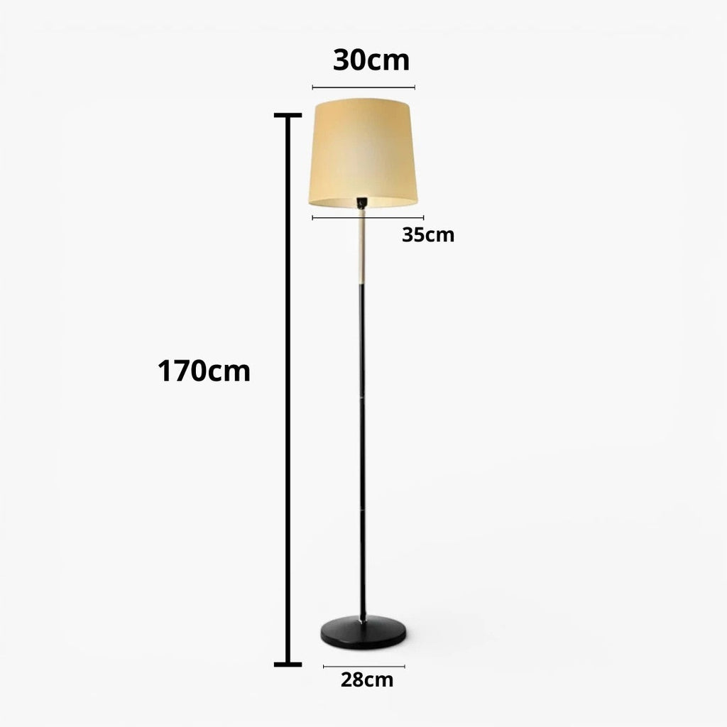 Stehlampe Stoff