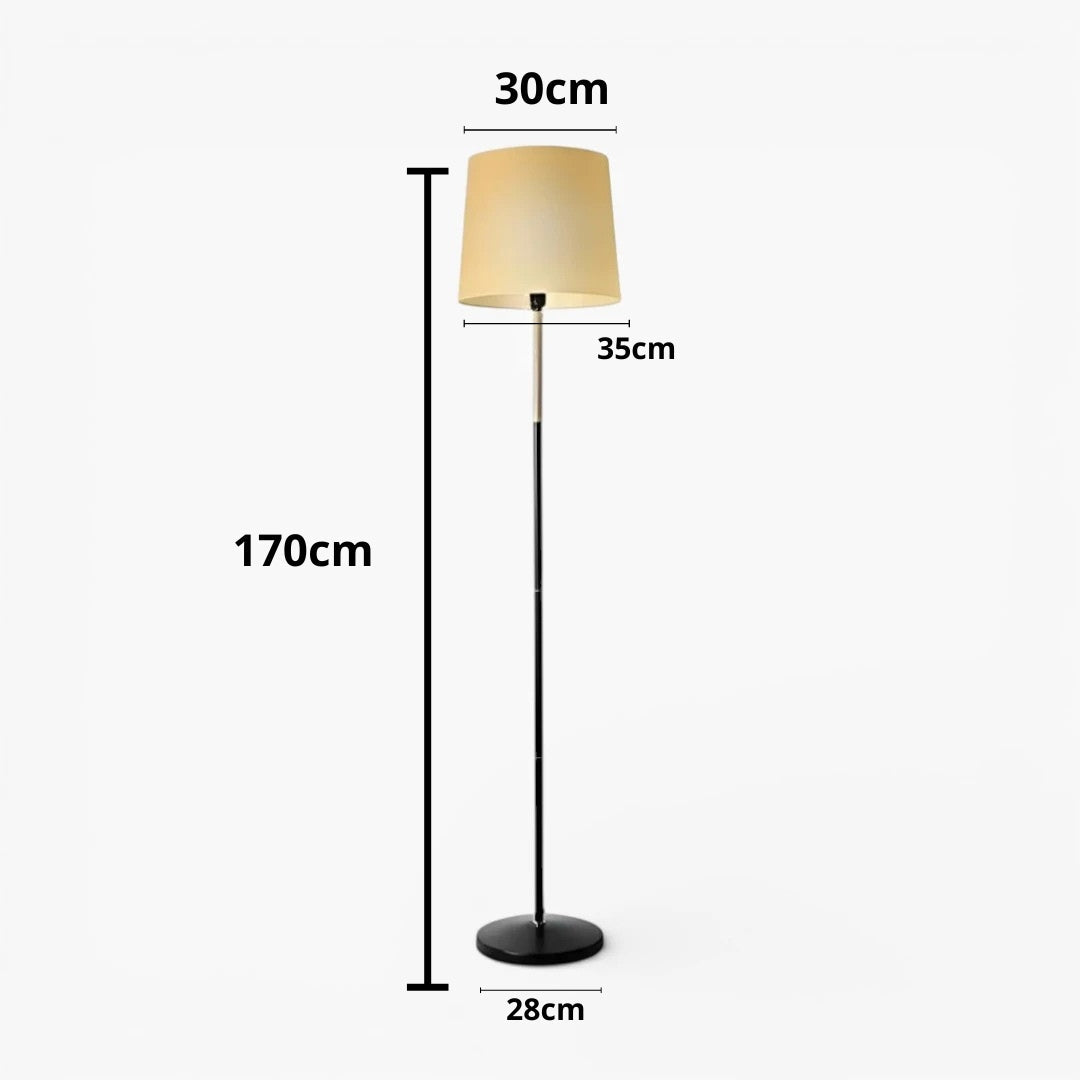 Stehlampe Stoff
