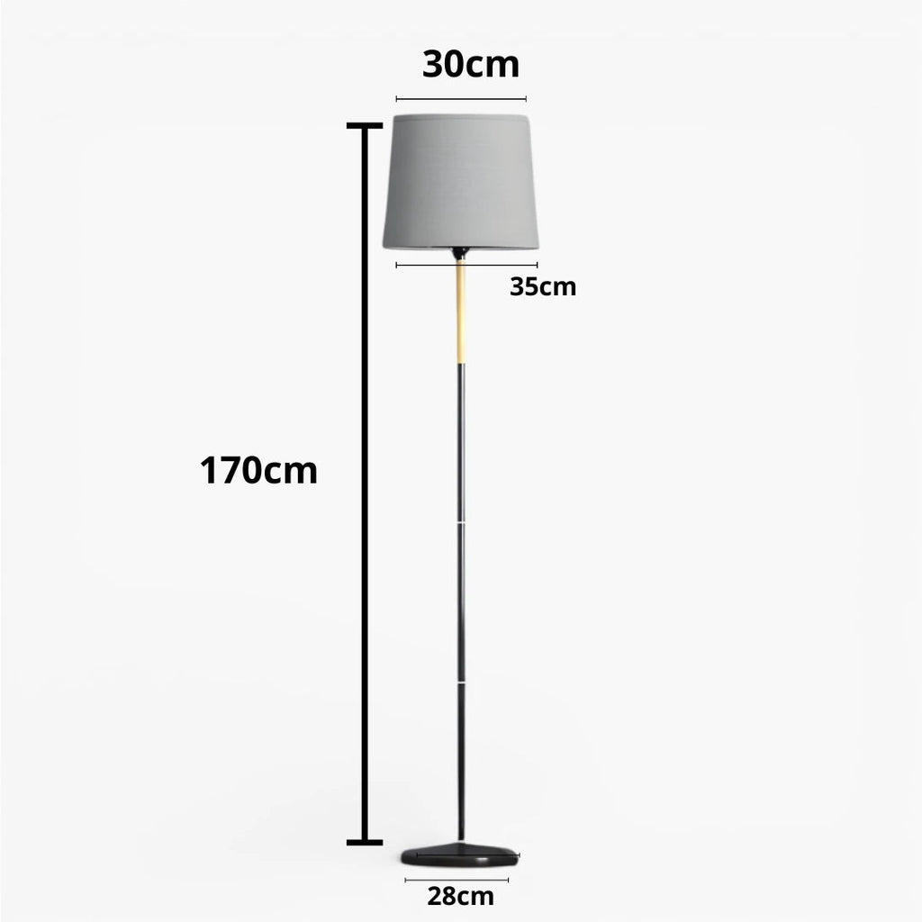 Stehlampe Stoff