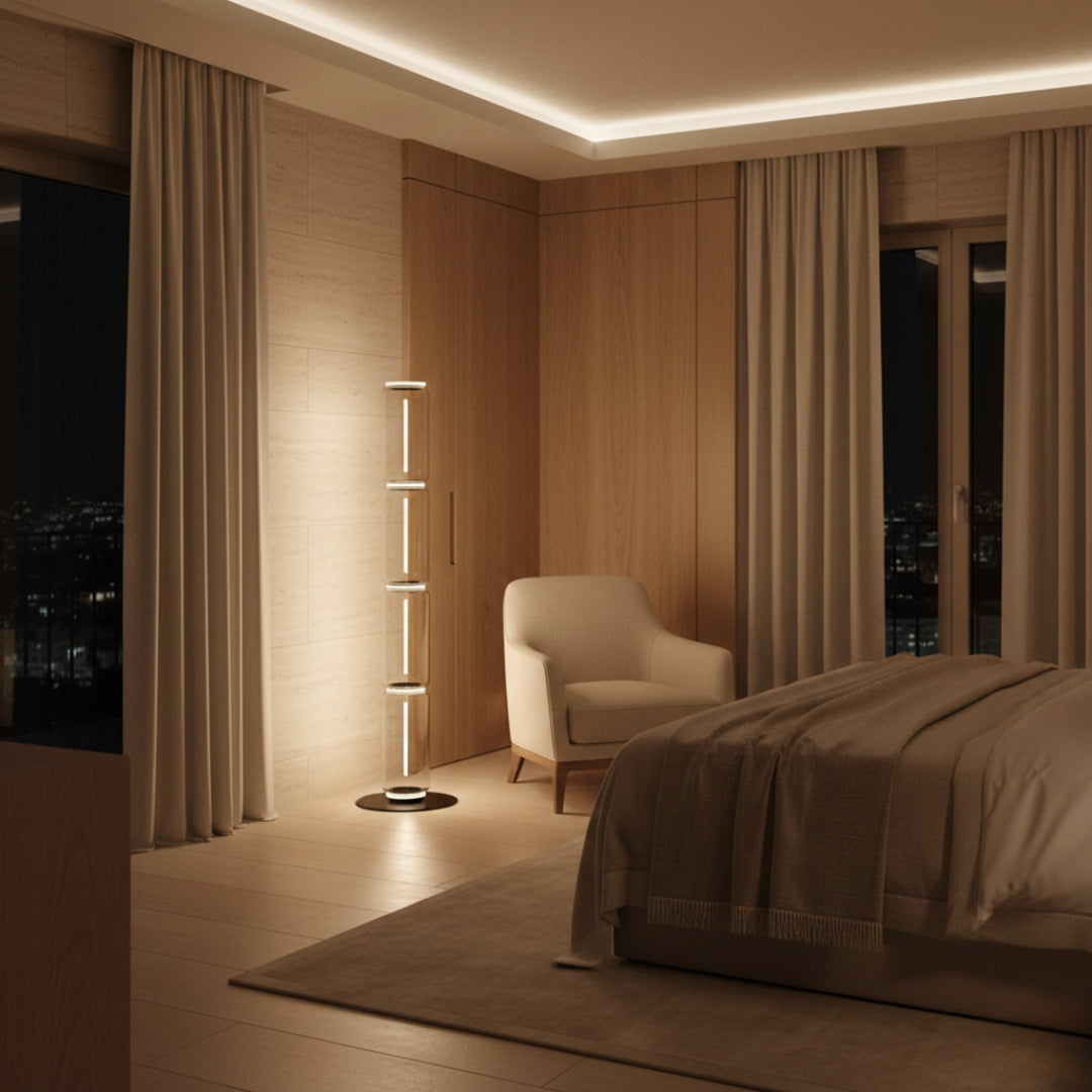 Stehlampe Transparente