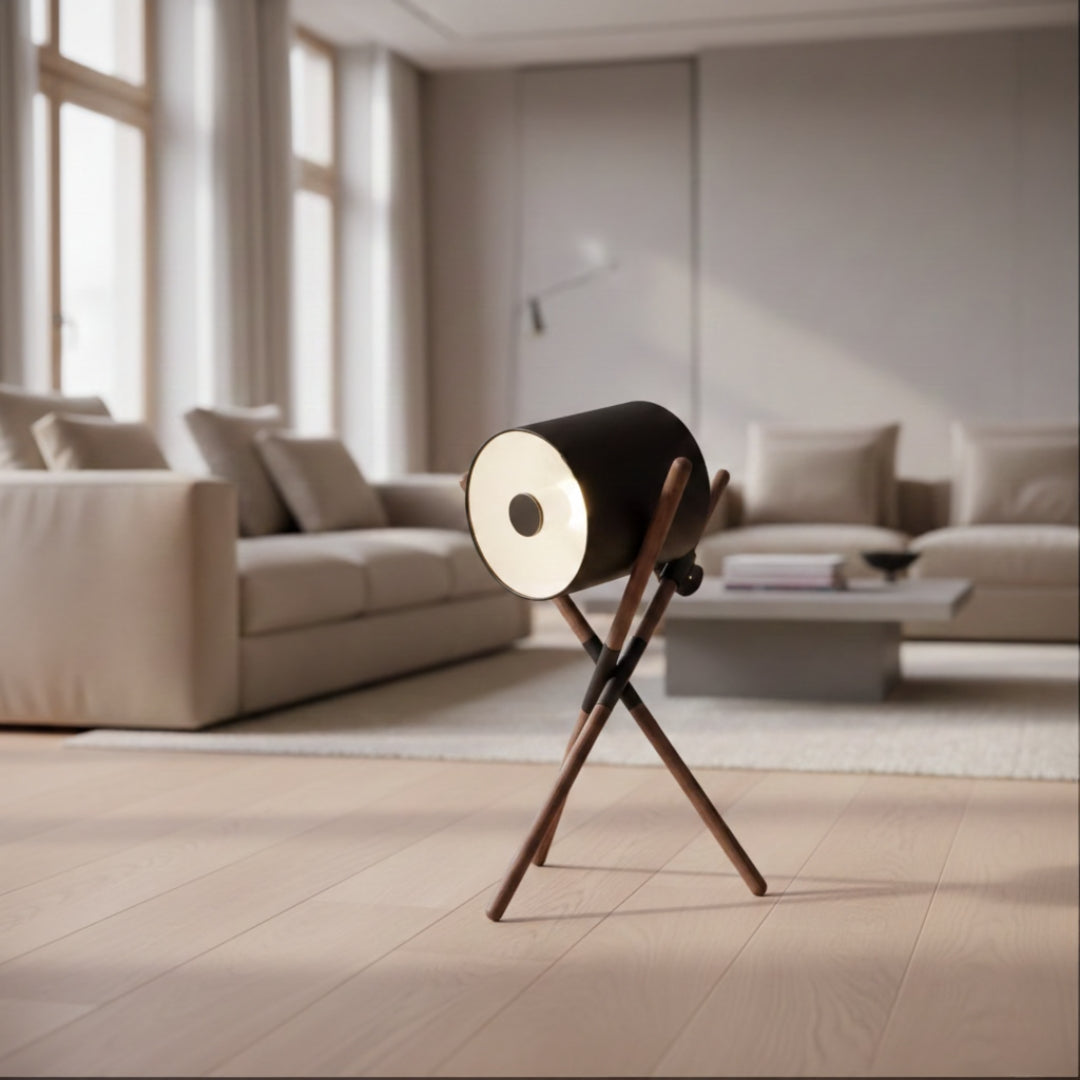 Stehlampe Dreibein