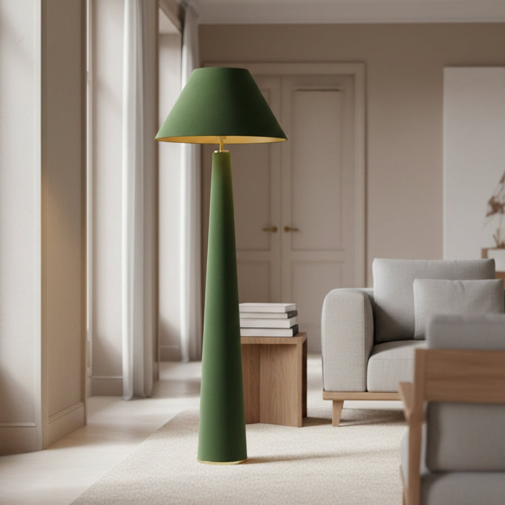 Stehlampe Grün