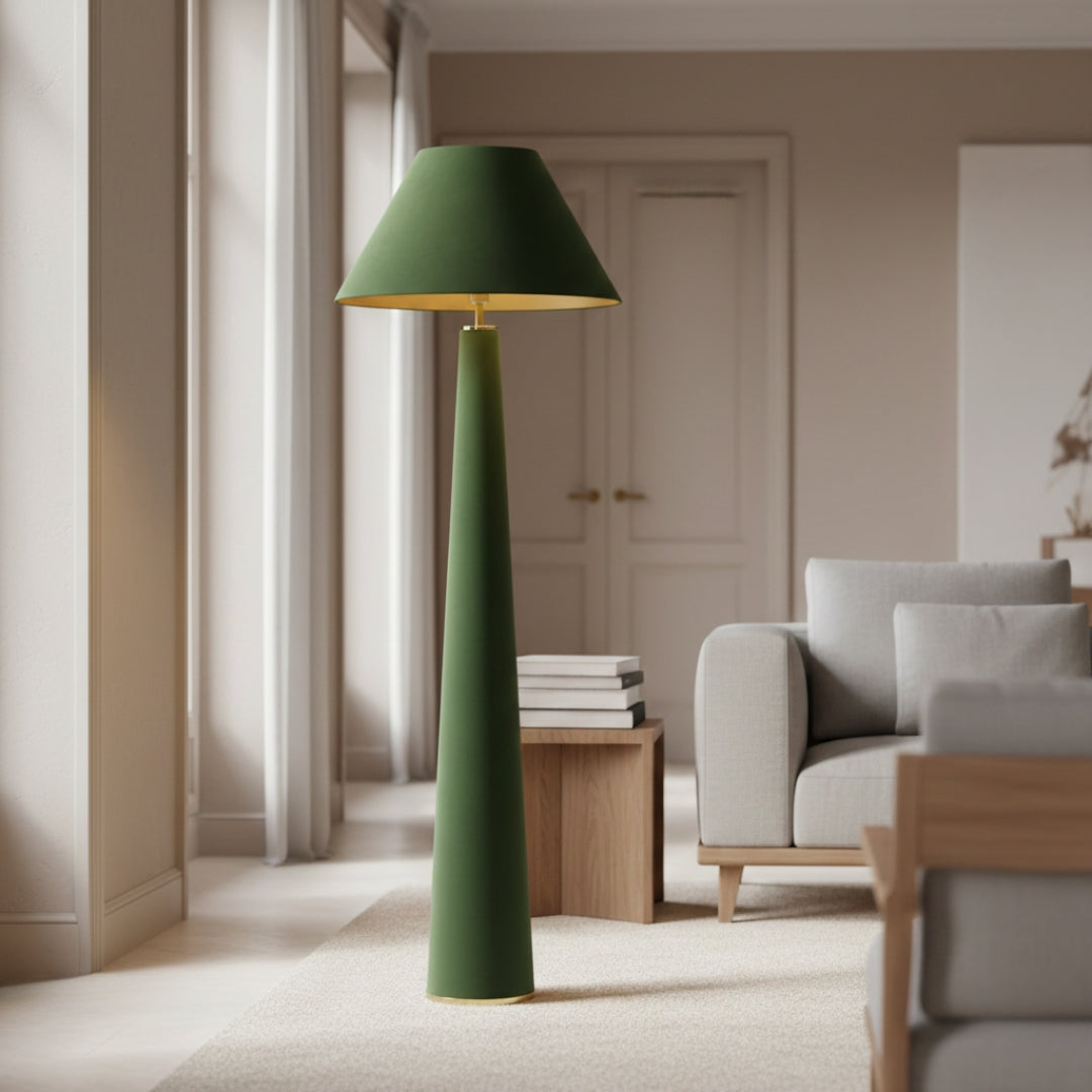 Stehlampe Grün