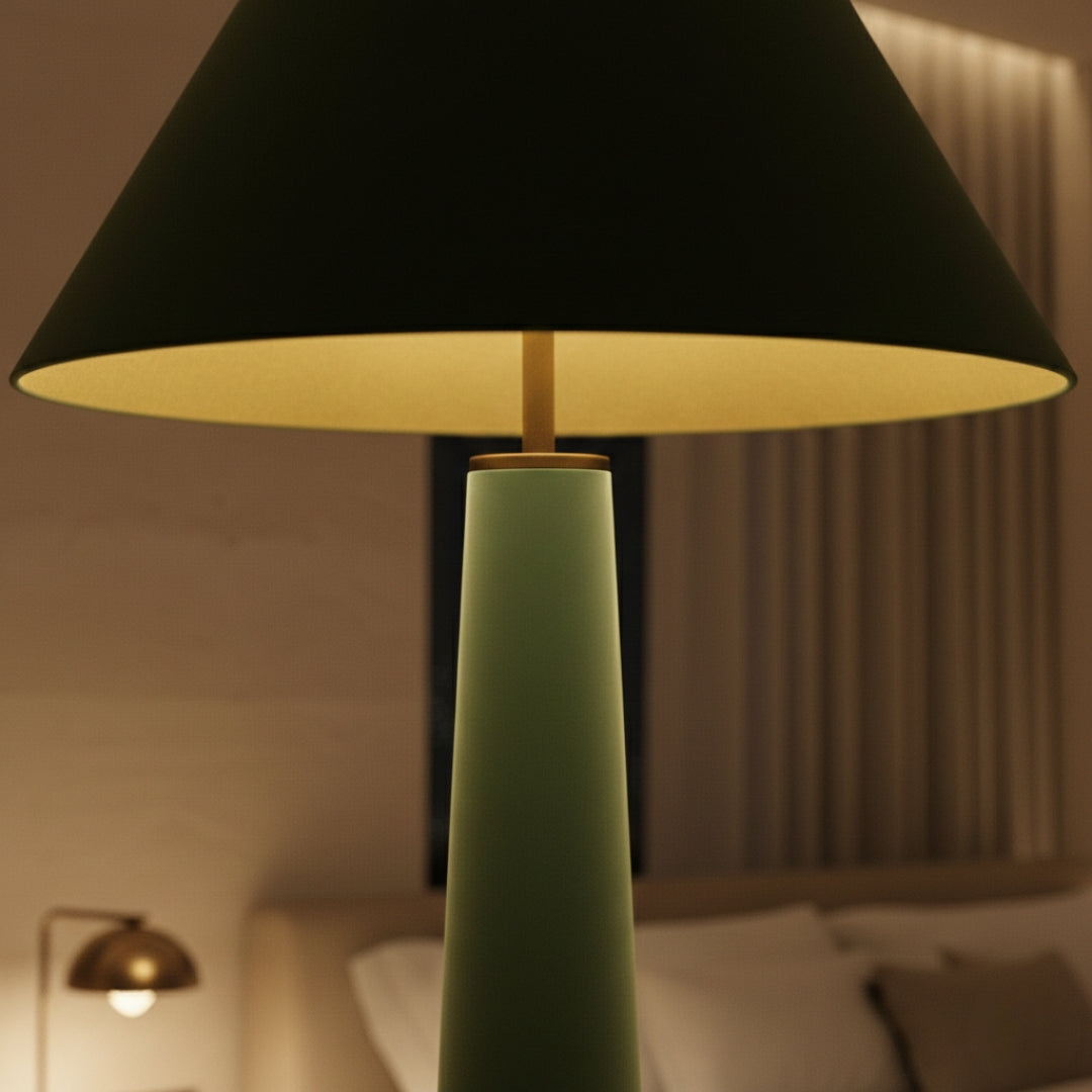 Stehlampe Grün
