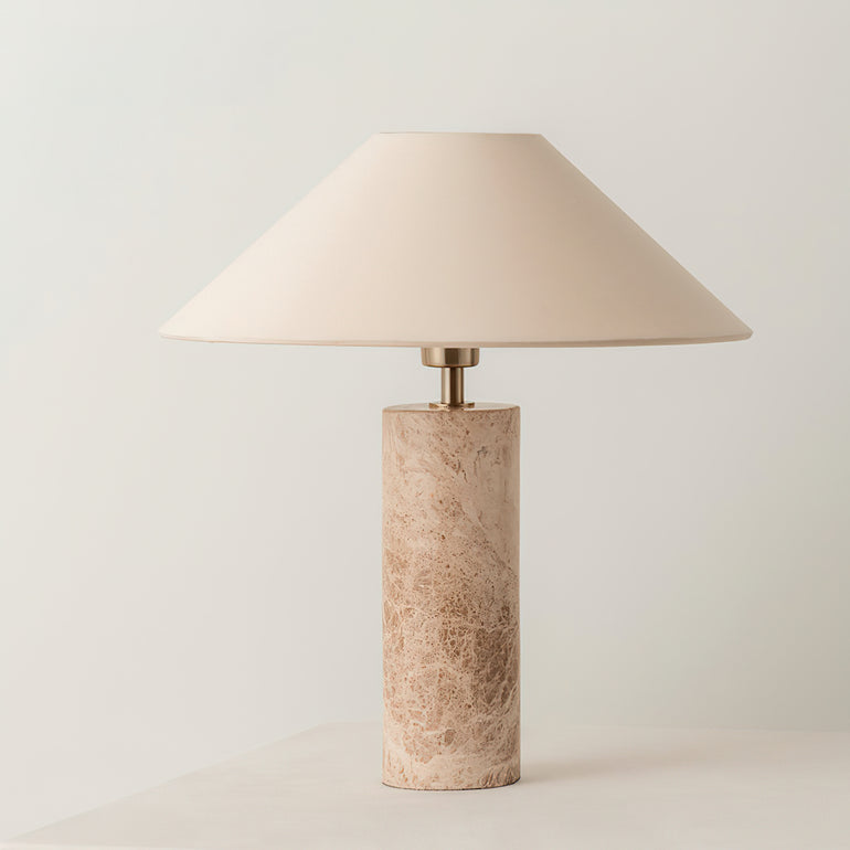 Nachttischlampe Fuß Marmor
