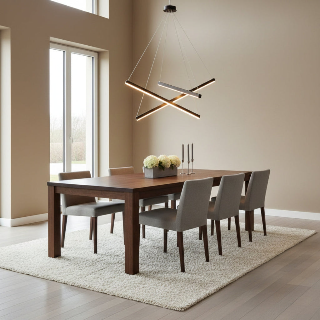 Kronleuchter LED Design mit Metallstäbe