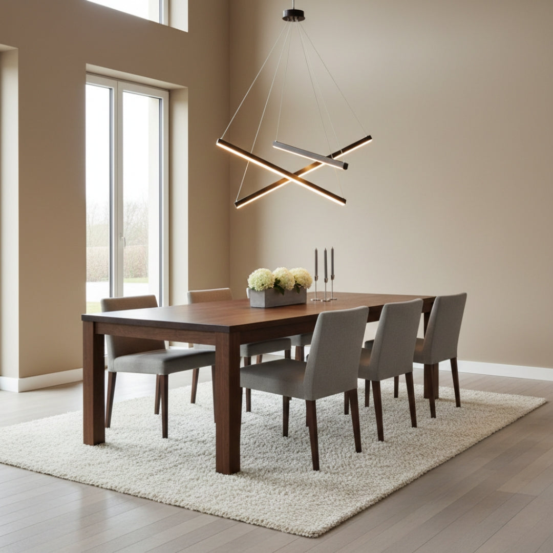 Kronleuchter LED Design mit Metallstäbe