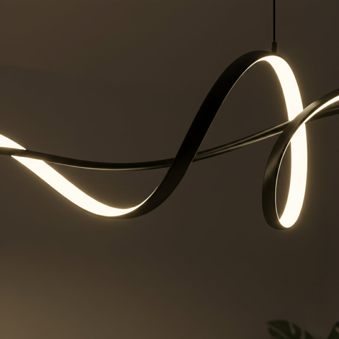 Kronleuchter LED Design aus Aluminium – Esszimmer