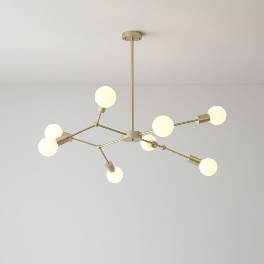 Kronleuchter LED Industriell mit Äste Metall