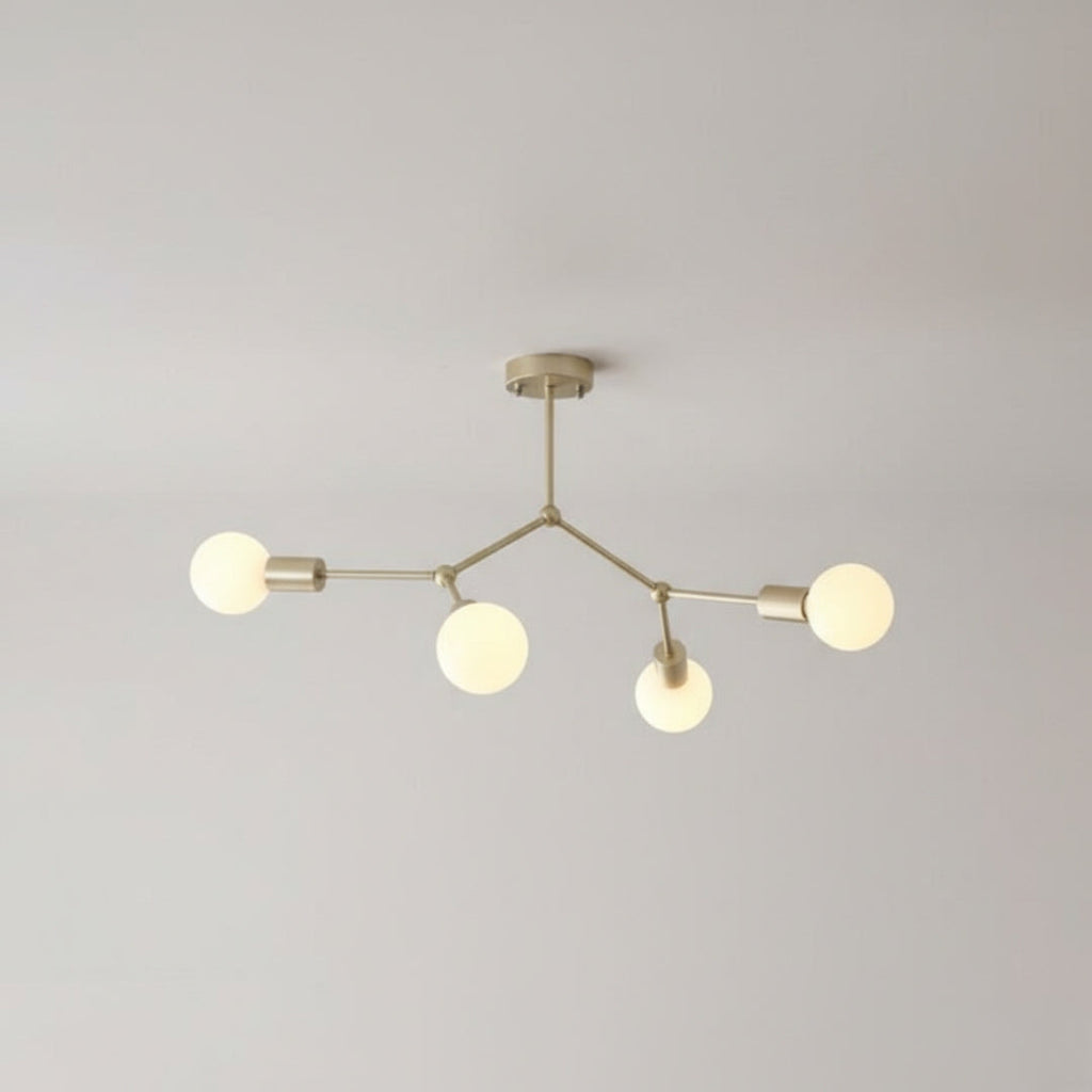 Kronleuchter LED Industriell mit Äste Metall