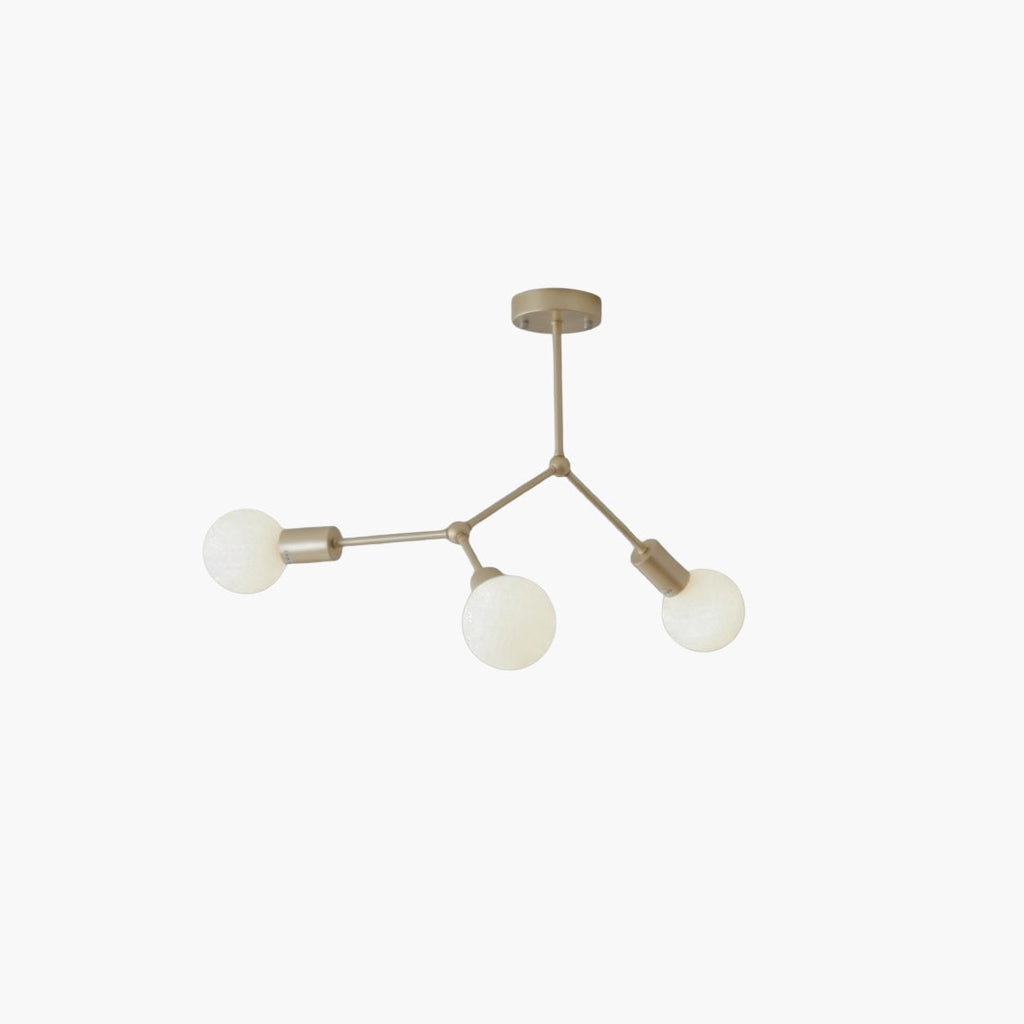 Lustre LED Industriel à Branches Métalliques