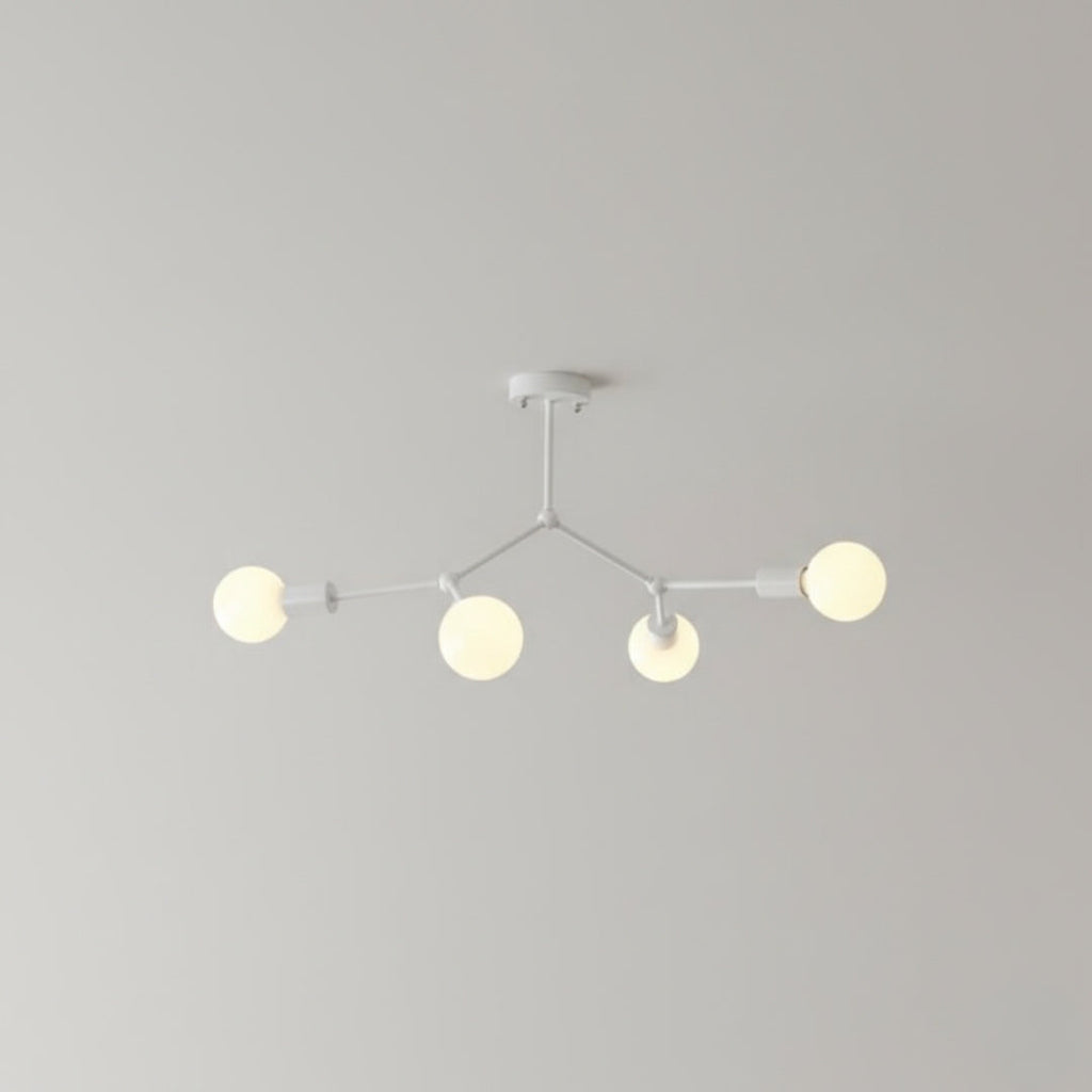 Kronleuchter LED Industriell mit Äste Metall