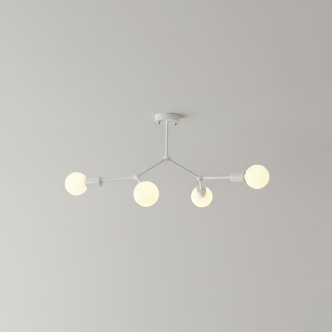 Kronleuchter LED Industriell mit Äste Metall