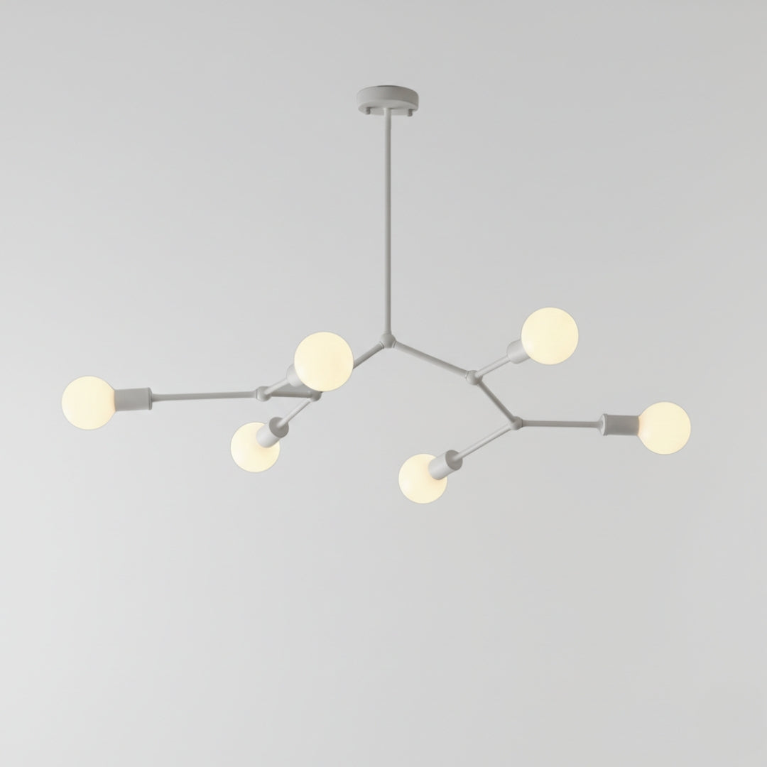 Kronleuchter LED Industriell mit Äste Metall