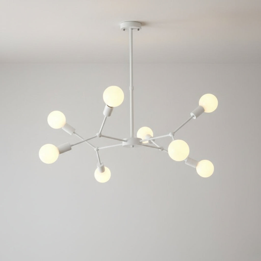 Kronleuchter LED Industriell mit Äste Metall