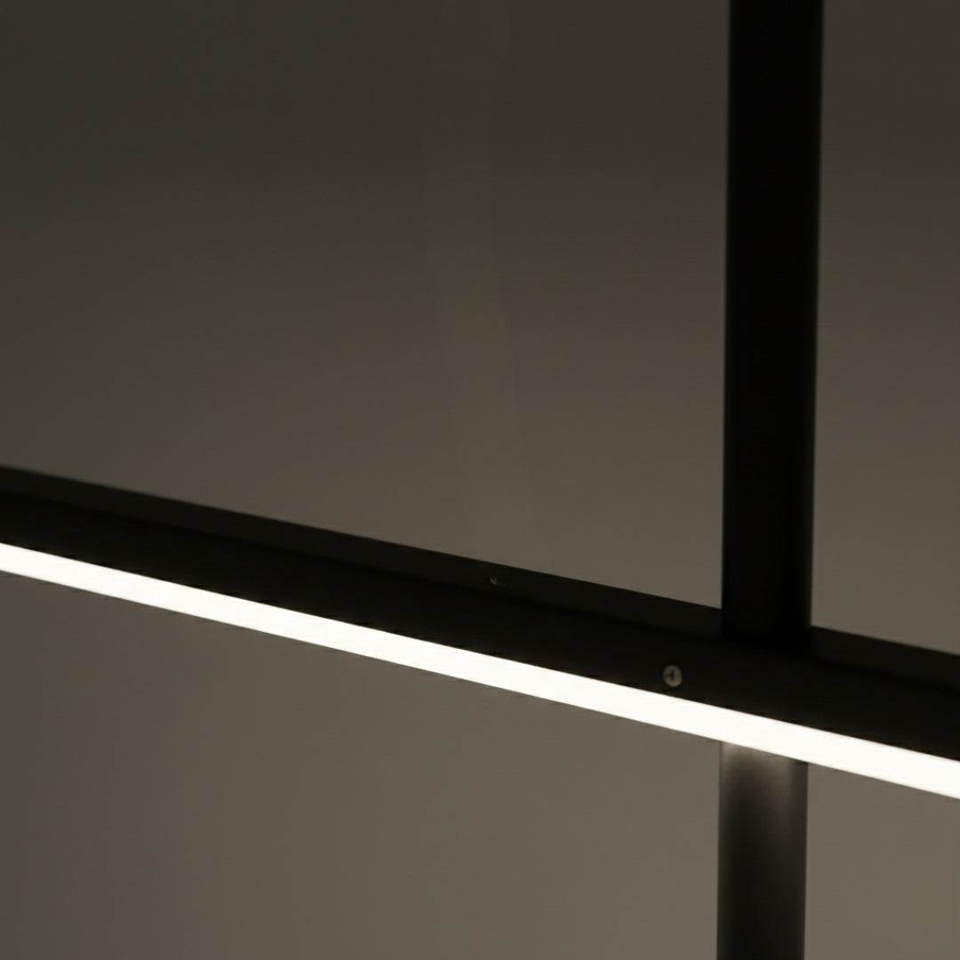 Kronleuchter LED Schwarz Minimalistisch Dimmbar modern