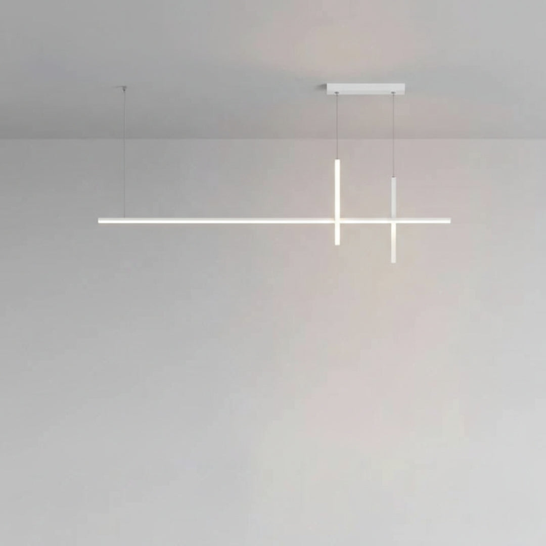 Kronleuchter LED Schwarz Minimalistisch Dimmbar modern