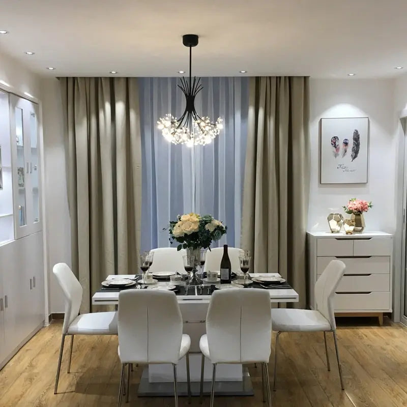 Kronleuchter Wohnzimmer Design aus Metall und Acryl