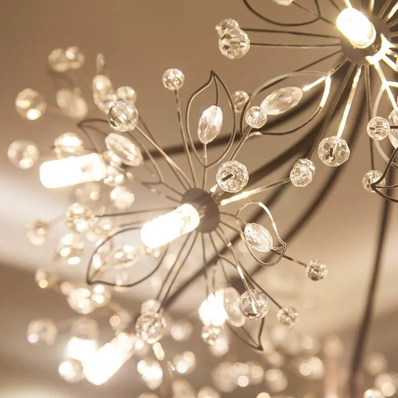 Kronleuchter Wohnzimmer Design aus Metall und Acryl