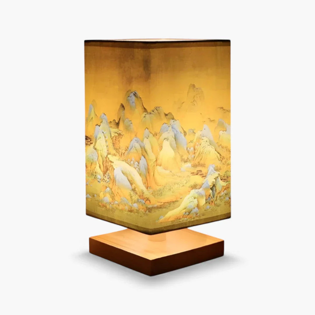 Nachttischlampe Japanisch Skandinavisch