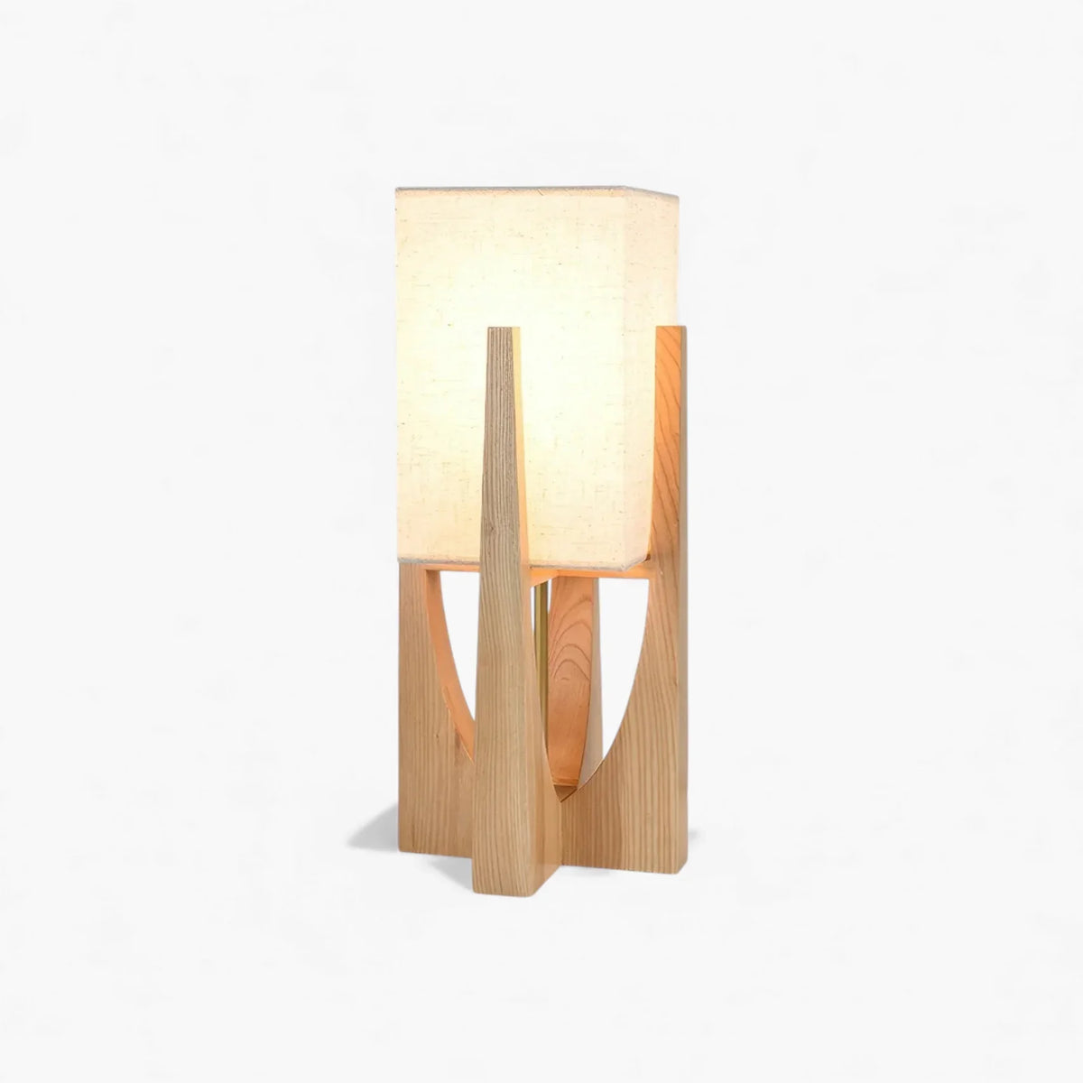 Stehlampe Naturholz