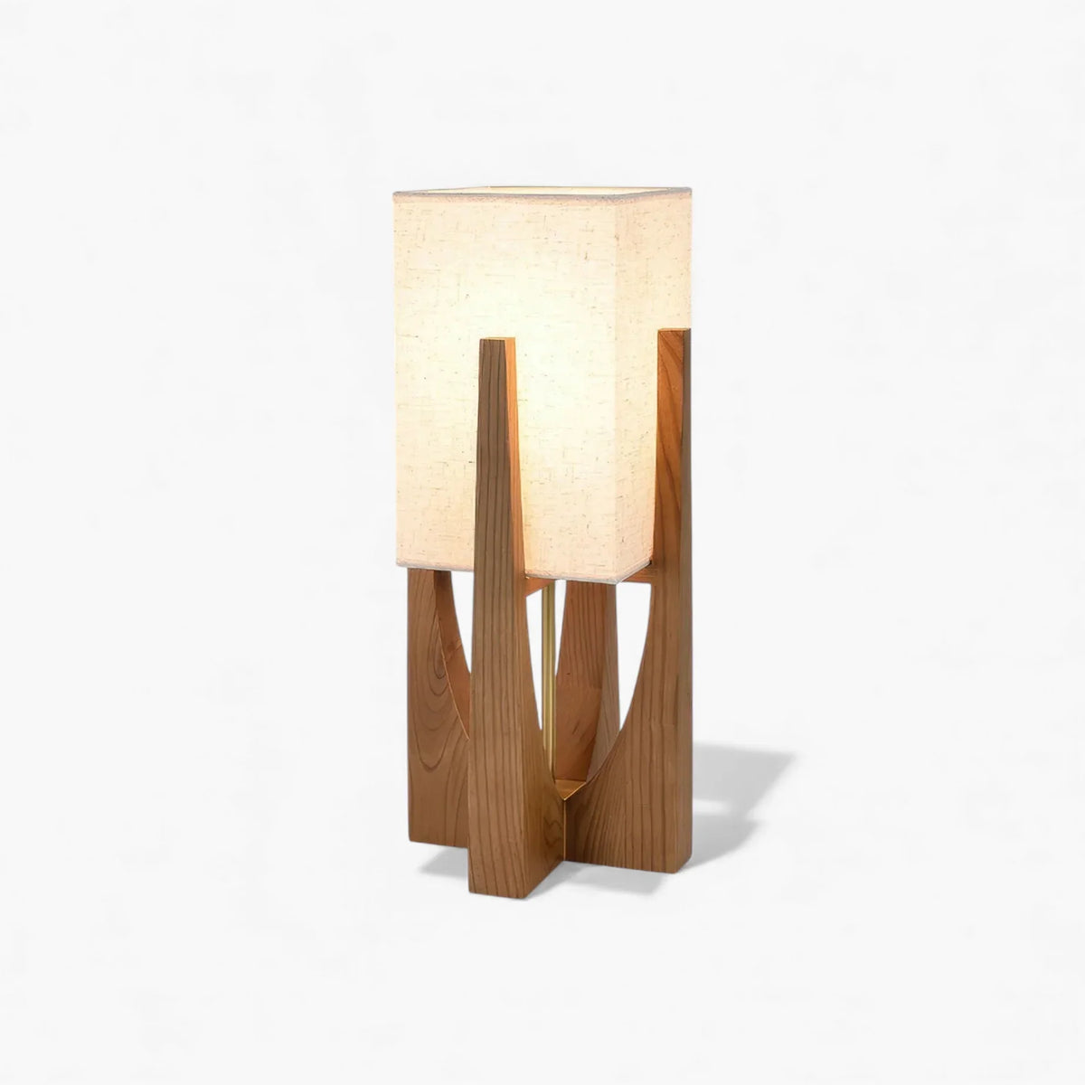 Stehlampe Naturholz