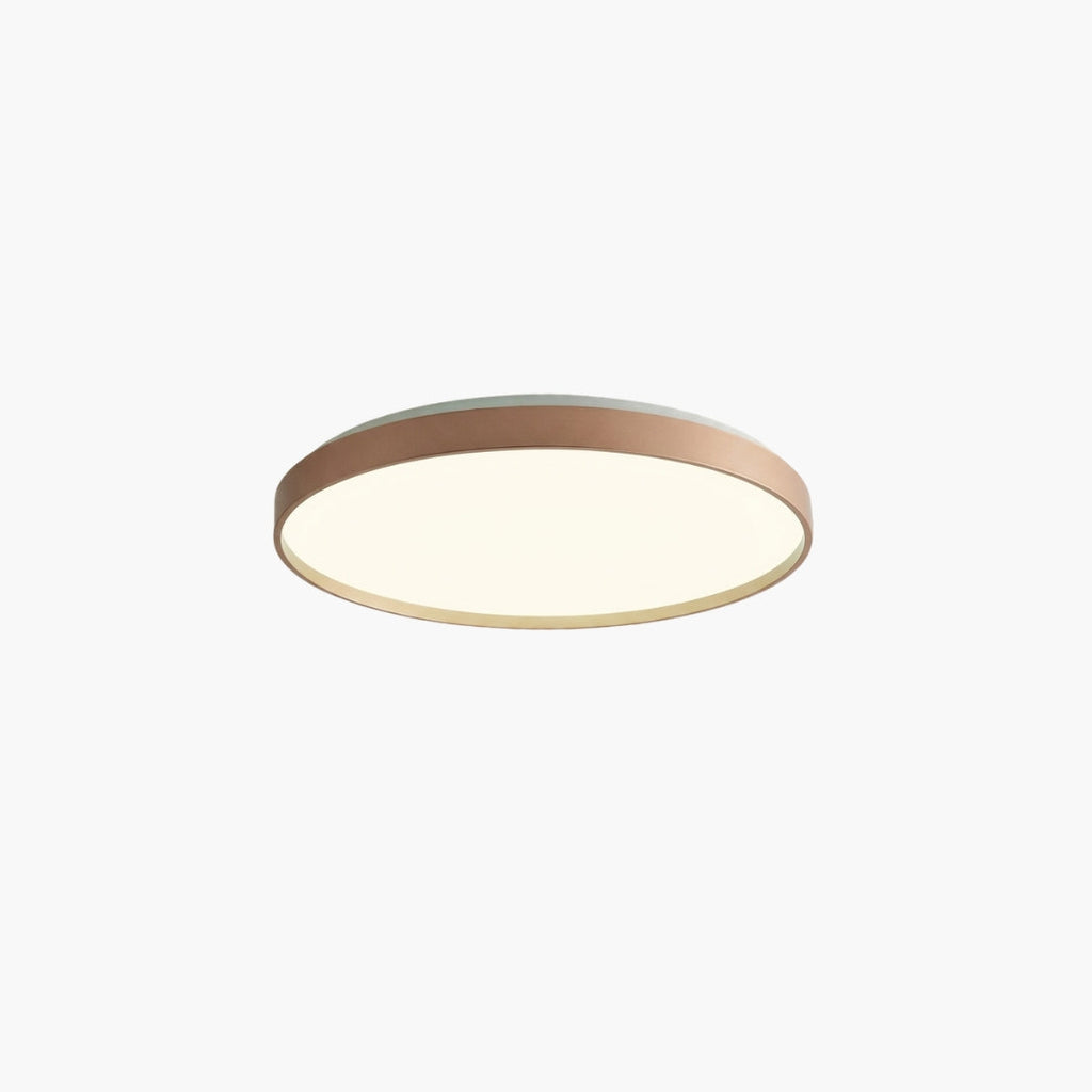 Deckenleuchte LED kreisförmig aus Metall design Dünn