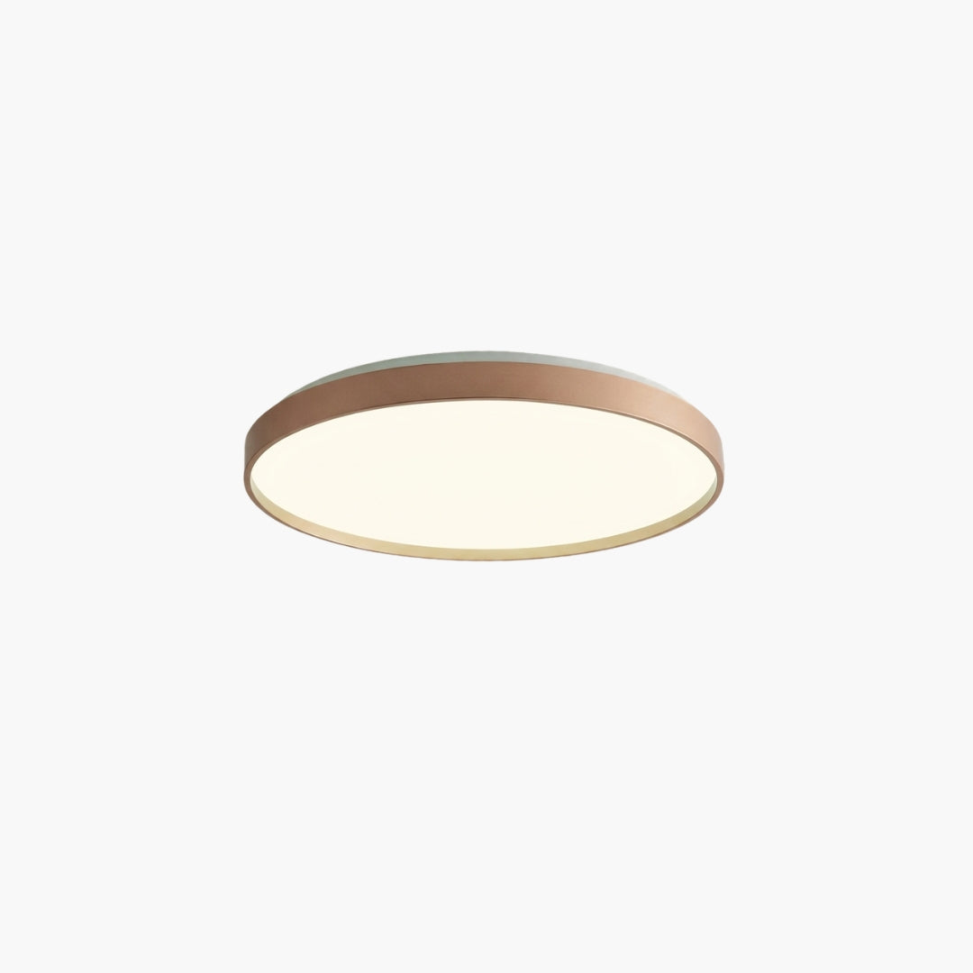 Deckenleuchte LED kreisförmig aus Metall design Dünn