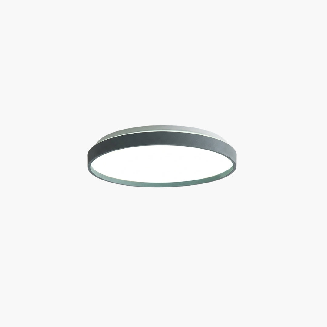 Deckenleuchte LED kreisförmig aus Metall design Dünn
