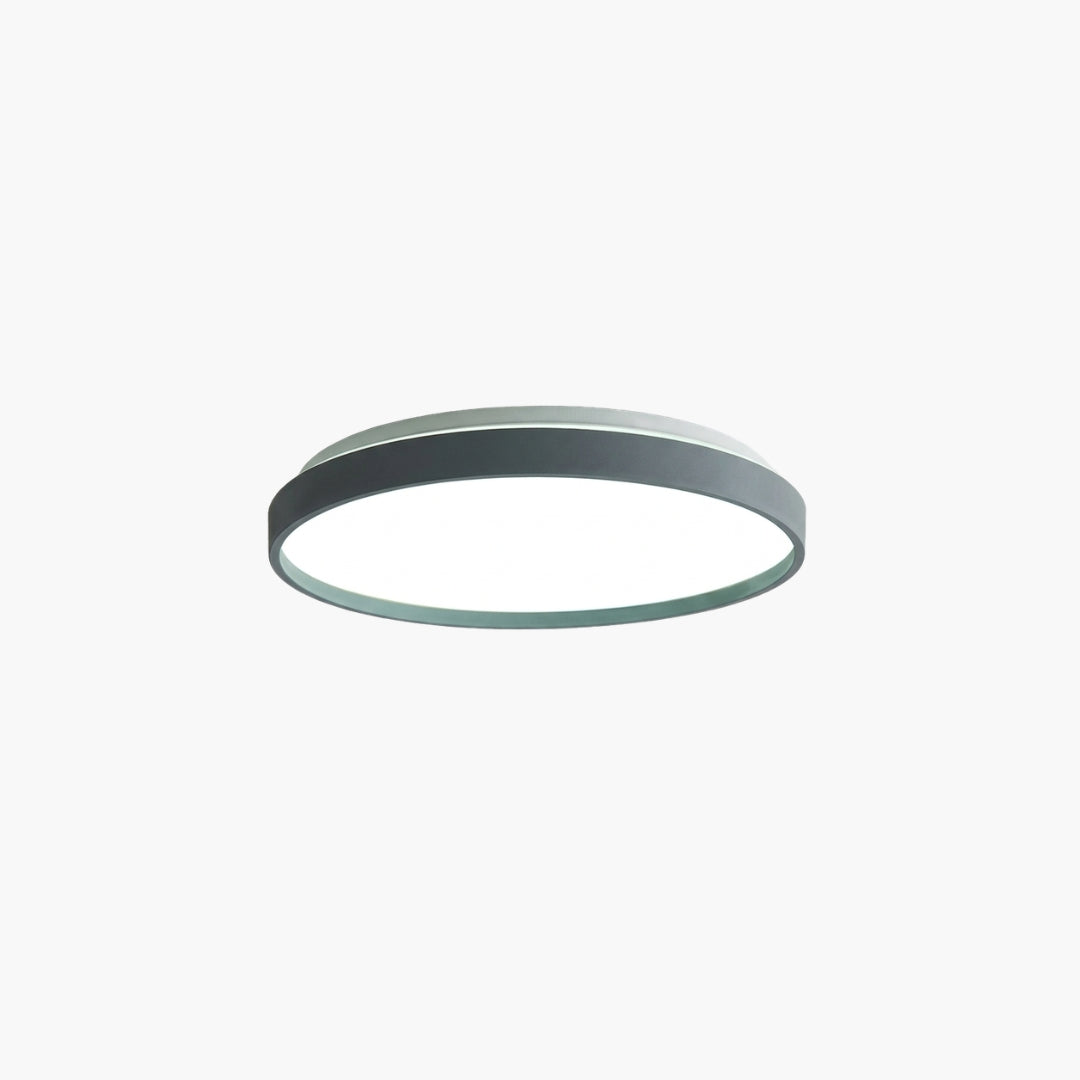 Deckenleuchte LED kreisförmig aus Metall design Dünn