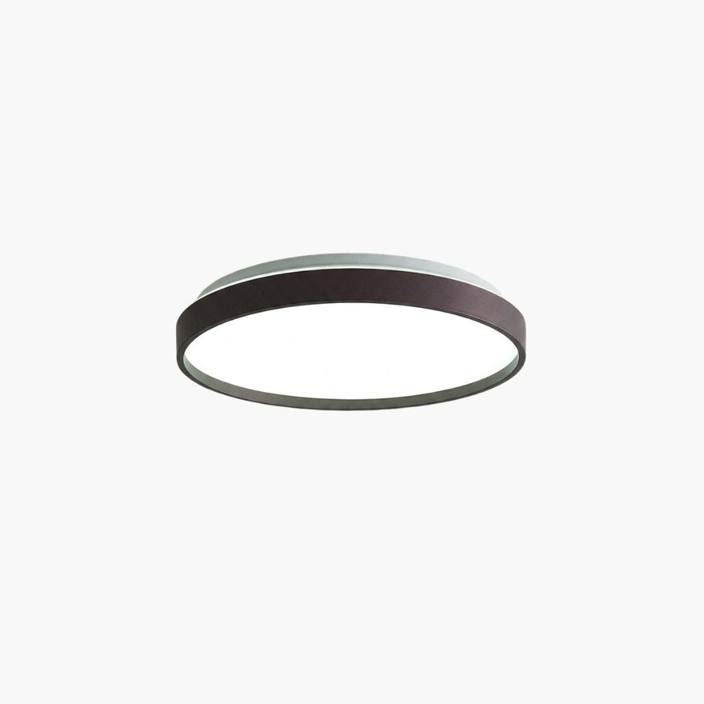 Deckenleuchte LED kreisförmig aus Metall design Dünn