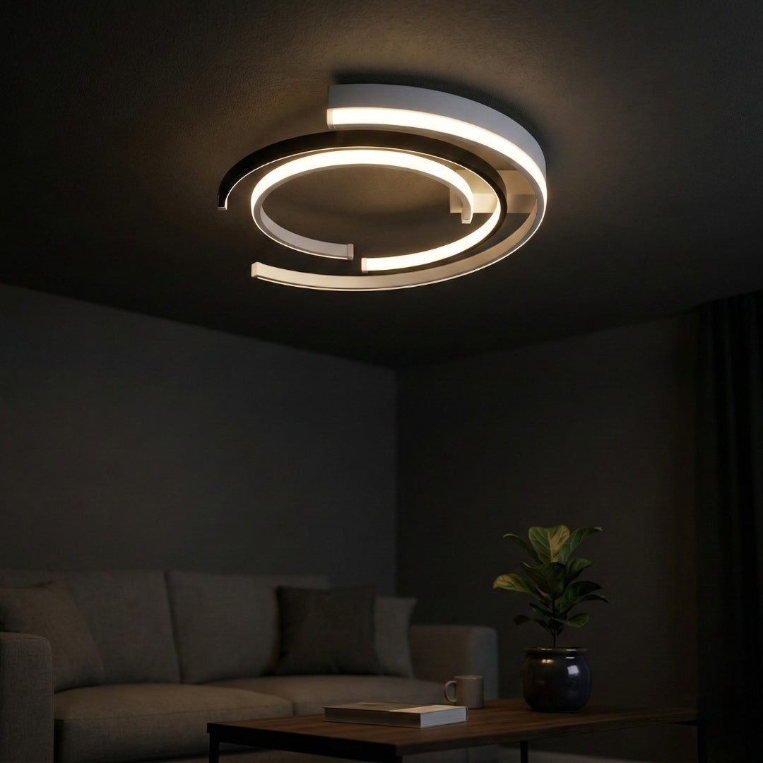 Deckenleuchte LED Design Bogen kreisförmig modern