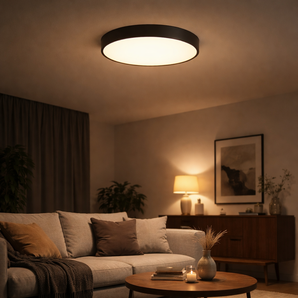 Deckenleuchte LED design flach abgerundet