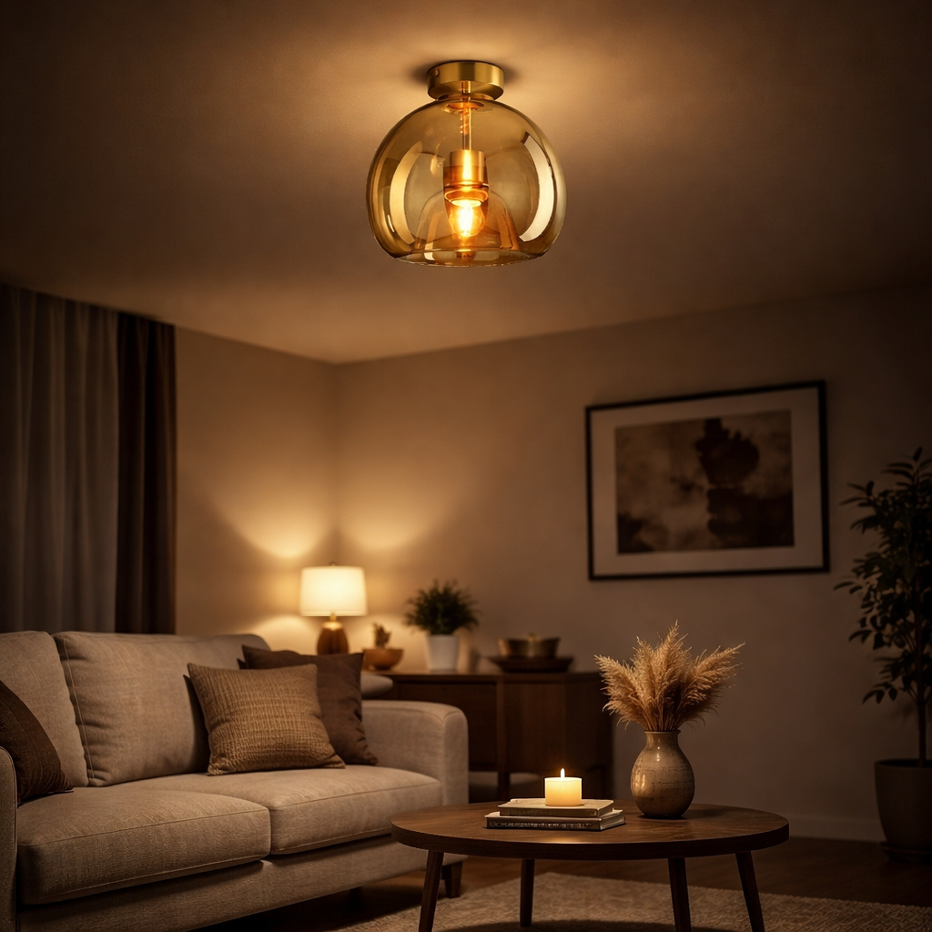 Deckenleuchte LED aus Modernes Glas Elegant