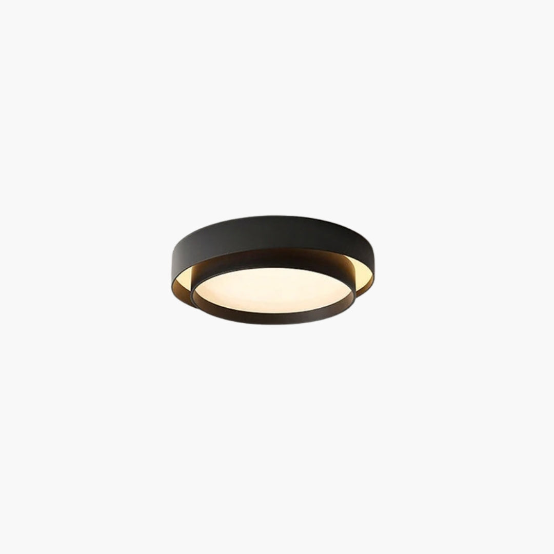 Deckenleuchte Rund mit LED Design modern Weiß