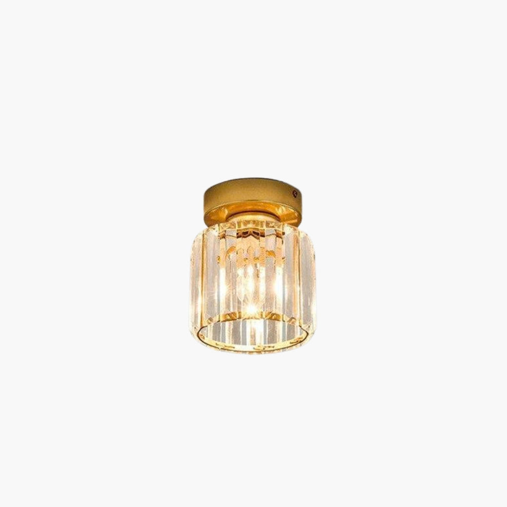 Deckenleuchte aus Kristall Golden Design modern