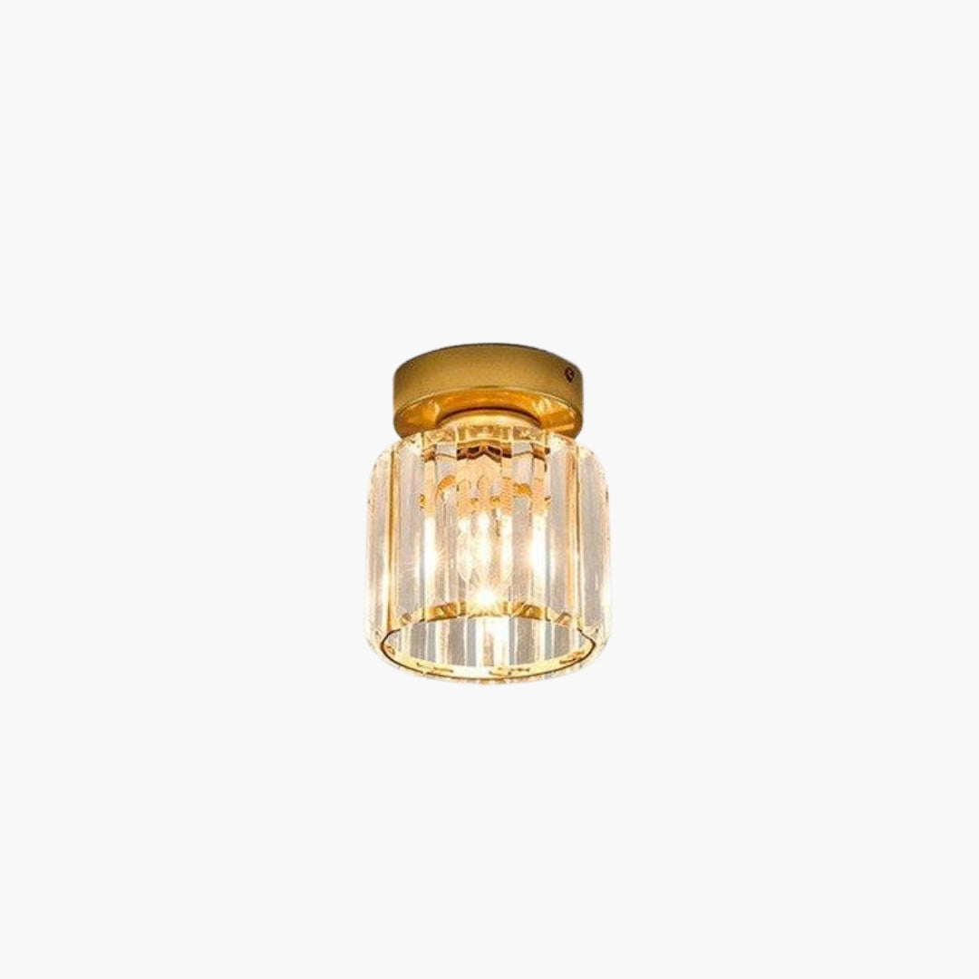 Deckenleuchte aus Kristall Golden Design modern