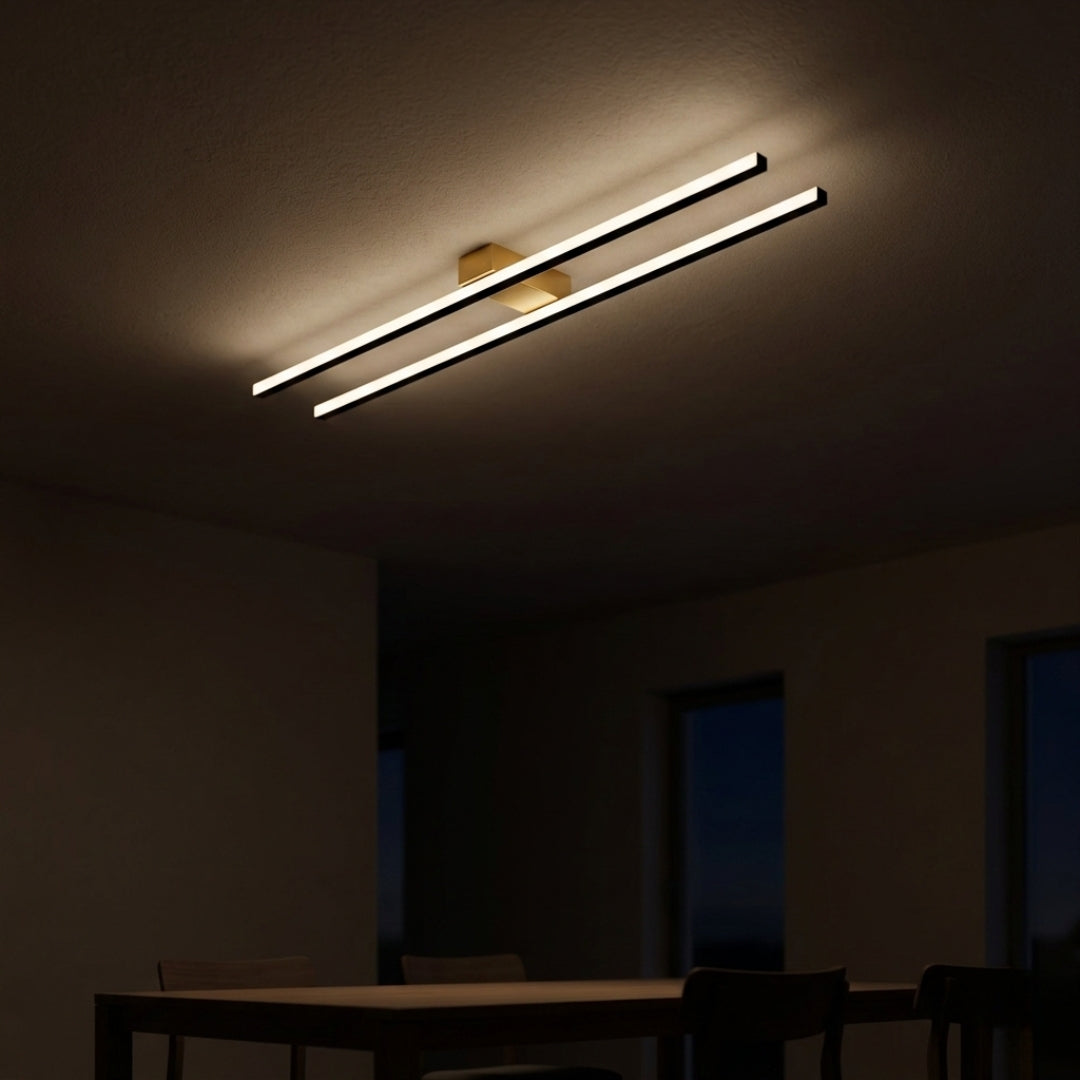 Deckenleuchte Industriell LED mit Leuchtstange Warren