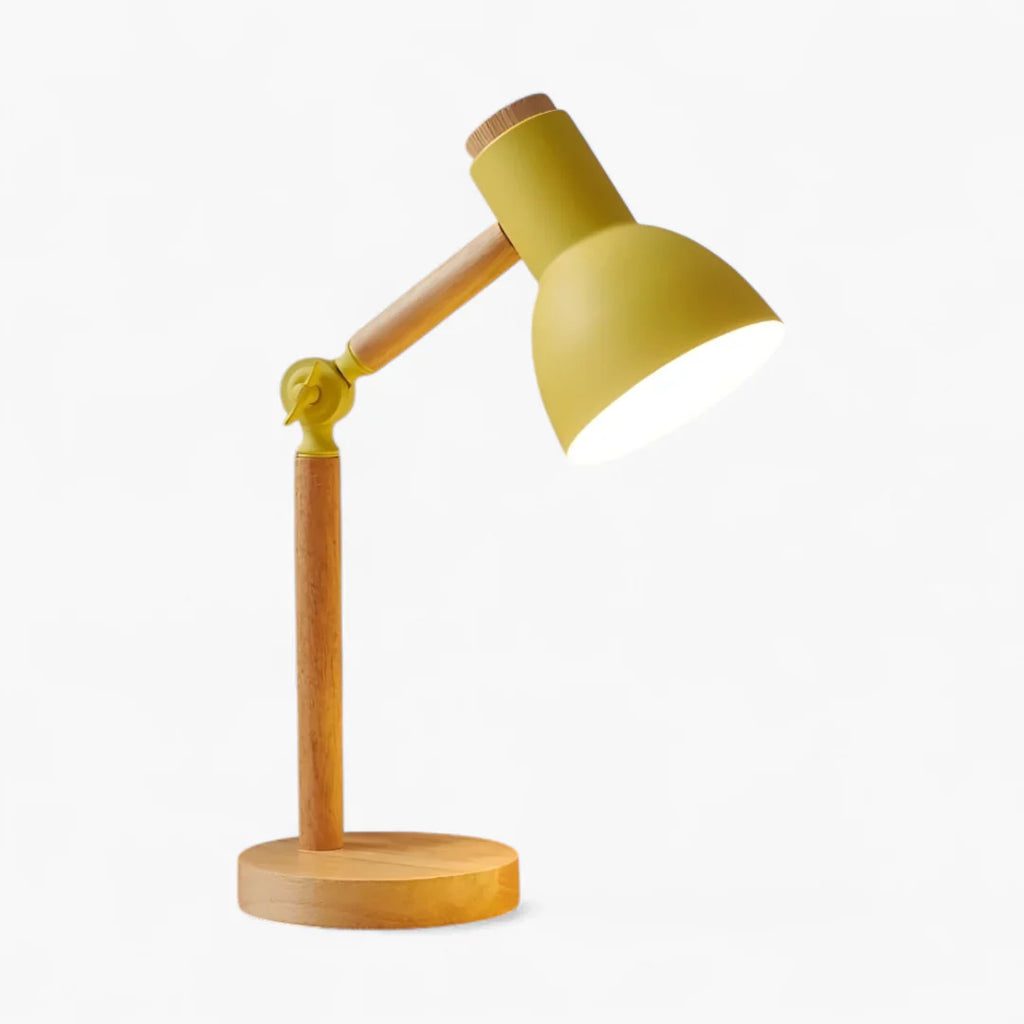Nachttischlampe Holz Articulée