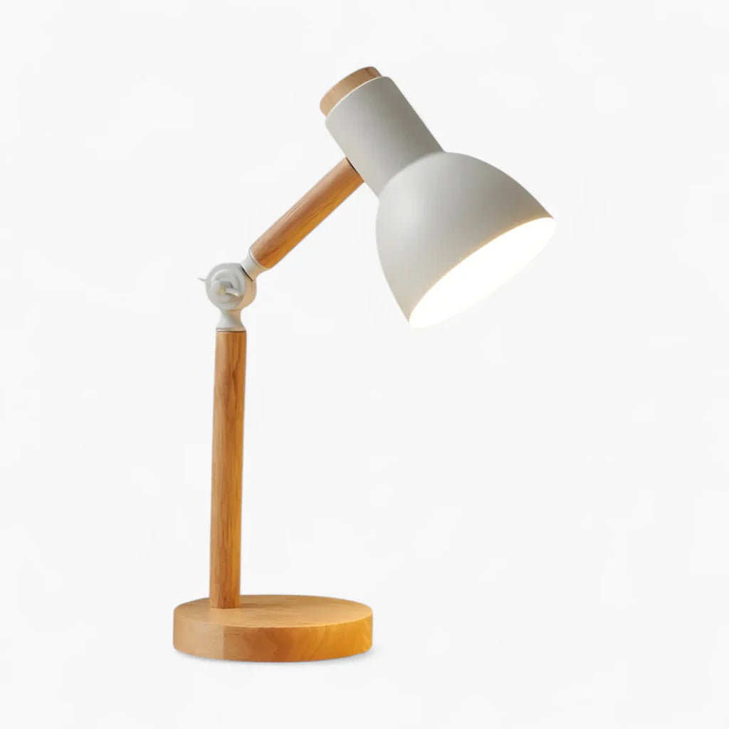 Nachttischlampe Holz Articulée