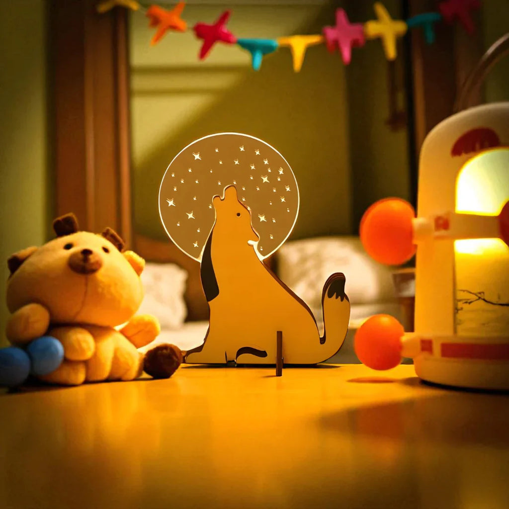 Nachttischlampe Tiere