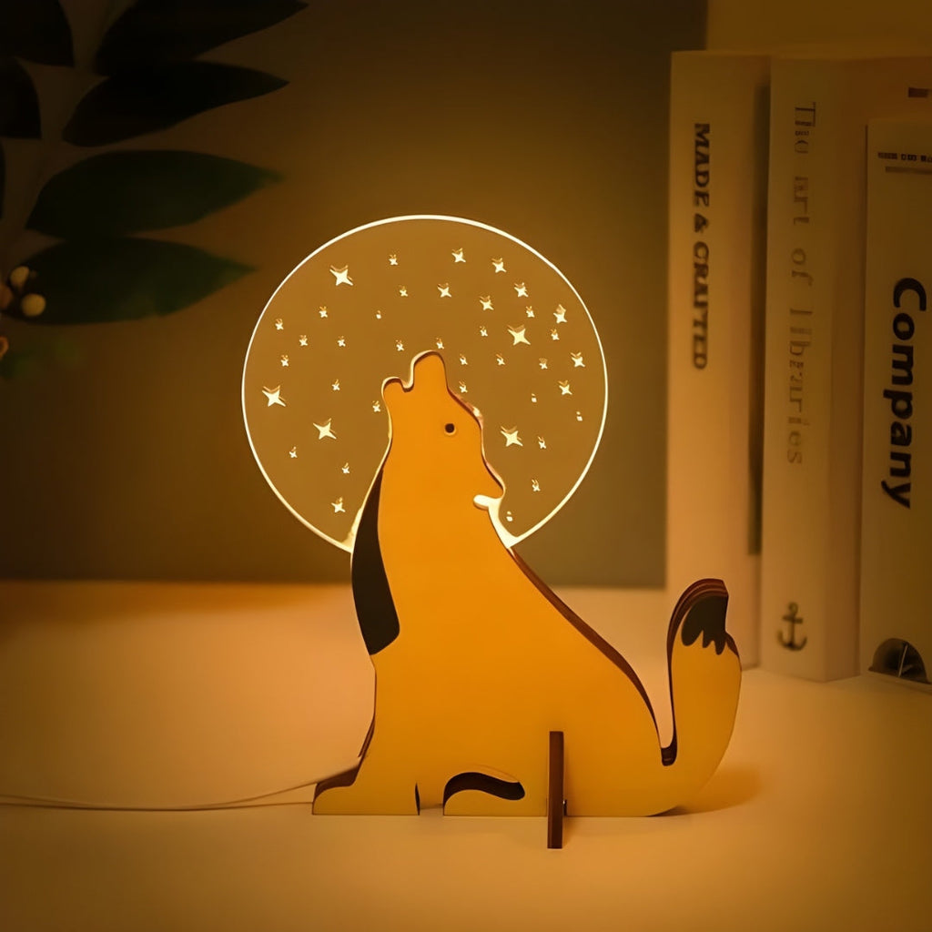 Nachttischlampe Tiere