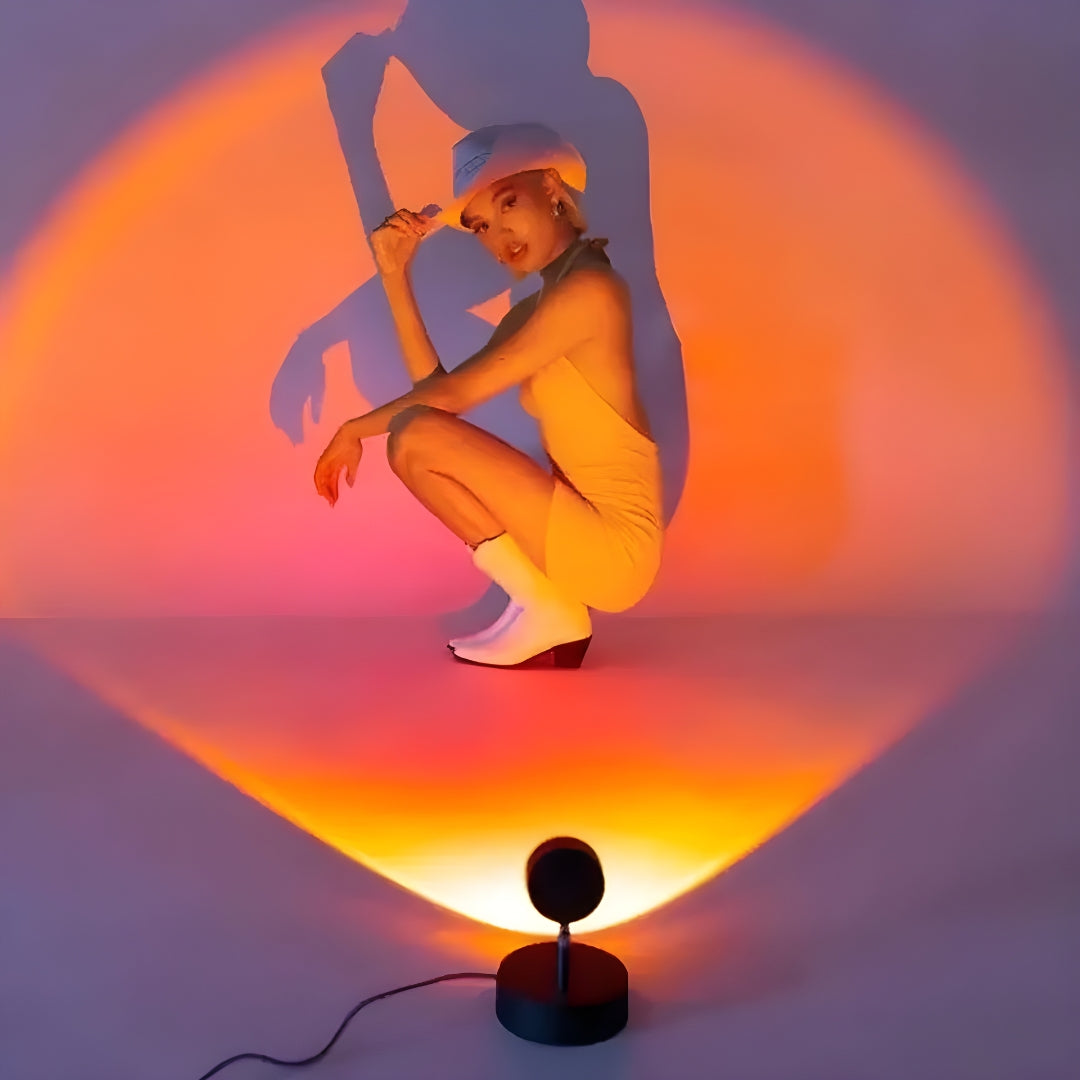 Nachttischlampe Sonnenuntergang 16 Farben